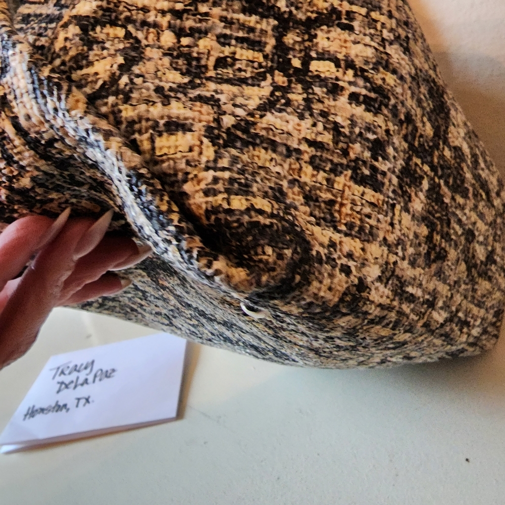 Chanel tweed satchel / speedy style - Picture 6 of 16